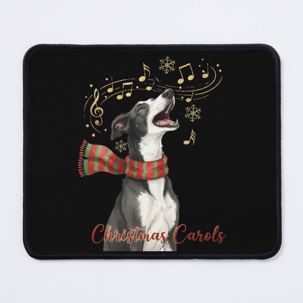 Item preview, Singing Christmas Caroler Dog designed and sold by zoughlal.