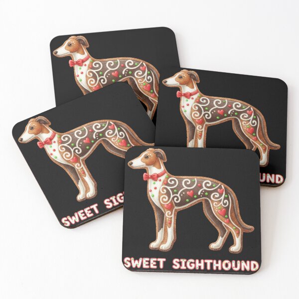 Item preview, Sweet Gingerbread Sighthound Cookie designed and sold by zoughlal.