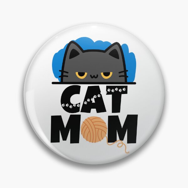 Item preview, Kawaii Cat Mom Gray grumpy cat designed and sold by LagomCreative.