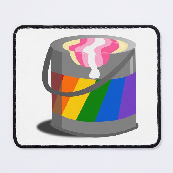 Item preview, Proud Paint Pangender Flag in a Bucket designed and sold by HarveyHandcraftsandDesigns.