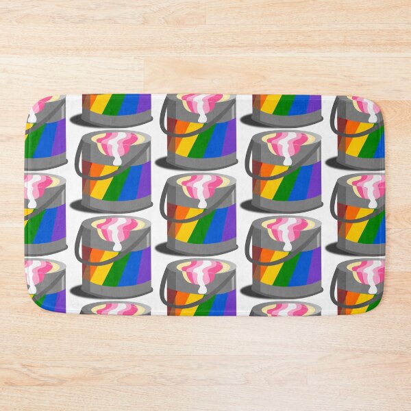 Item preview, Proud Paint Pangender Flag in a Bucket designed and sold by HarveyHandcraftsandDesigns.