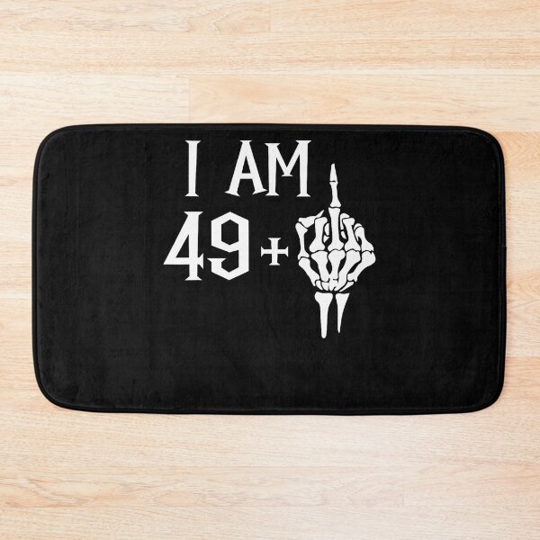 Item preview, I Am 49 Plus 1 Middle Finger Skeleton 50Th Birthday designed and sold by TysonLangosh.