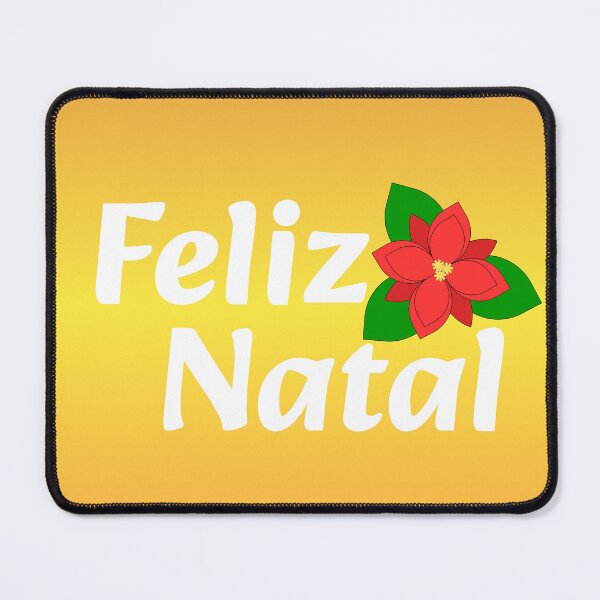 Item preview, Feliz Natal com Flor de Natal – Arte Natalina em Português designed and sold by katerin17.