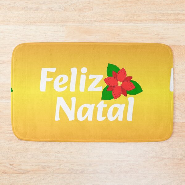 Item preview, Feliz Natal com Flor de Natal – Arte Natalina em Português designed and sold by katerin17.