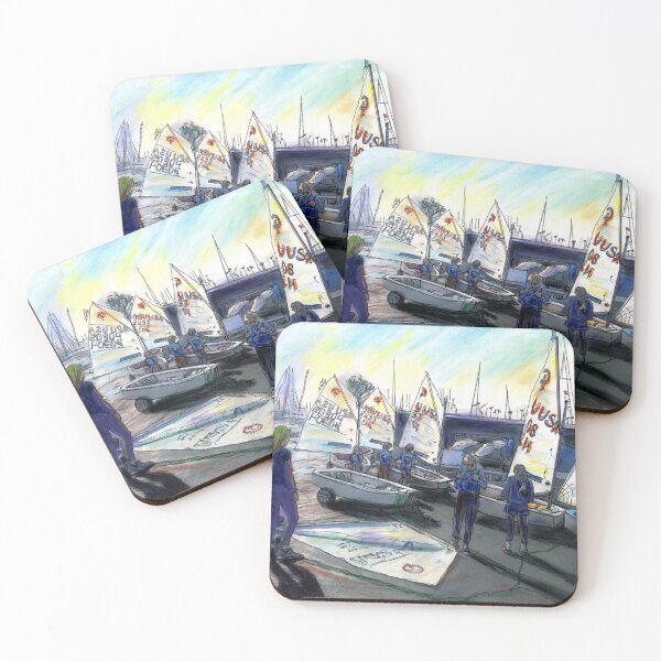 Item preview, CYC Juniors Opti Sailors designed and sold by Randy Sprout Fine Art.