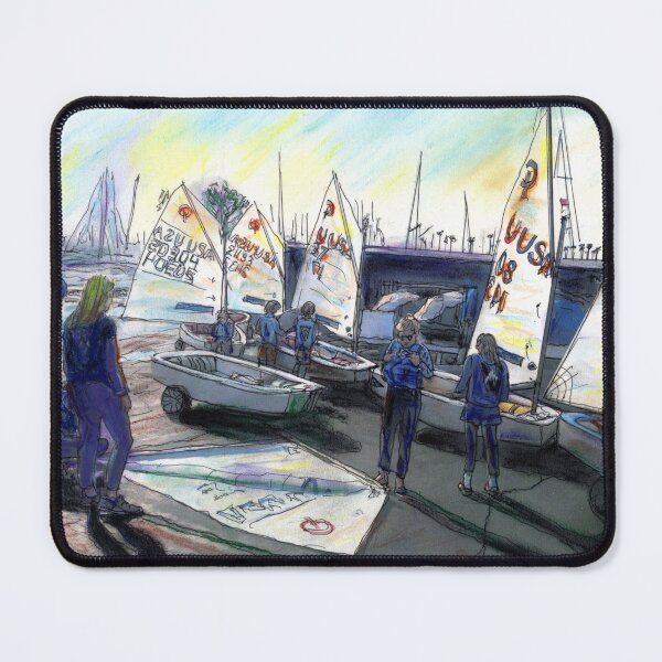 Item preview, CYC Juniors Opti Sailors designed and sold by Randy Sprout Fine Art.
