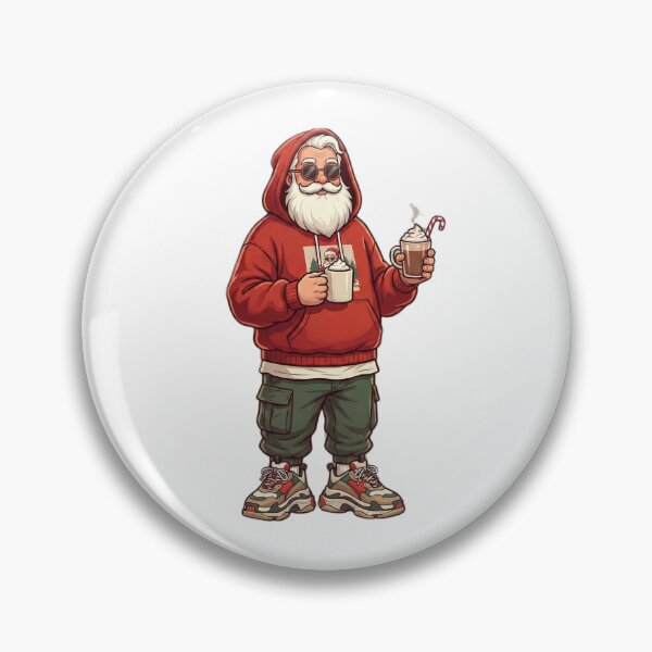 Item preview, Streetwear Santa – Modern Christmas Vibes designed and sold by YourDesignVibes.