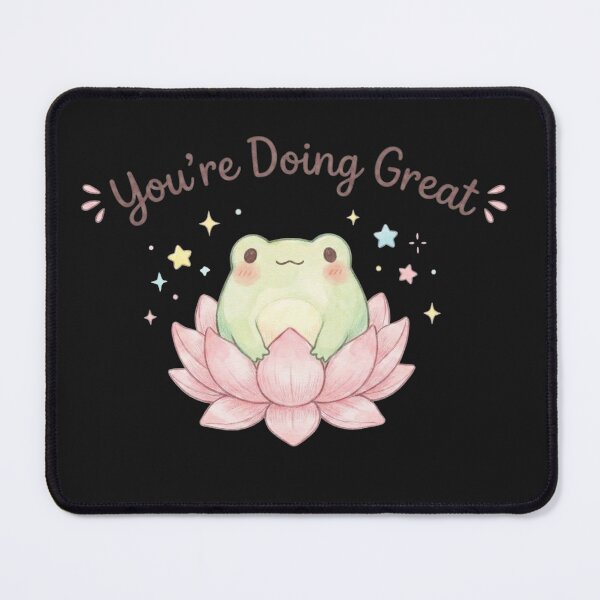 Item preview, Cute Kawaii Frog – You're Doing Great Motivational Tee designed and sold by CuteOasis.