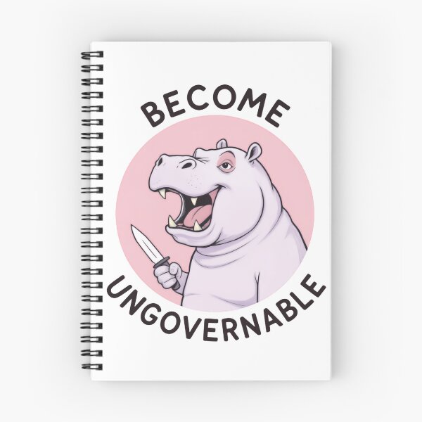 Item preview, Become Ungovernable Neon Fault hippo  designed and sold by SkeletonsDanger.