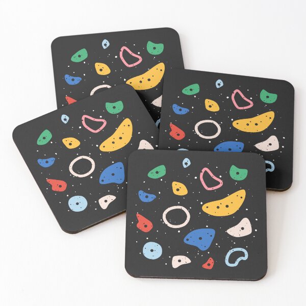 Item preview, Colorful Climbing Wall Holds with screw holes on Dark designed and sold by klossisch.