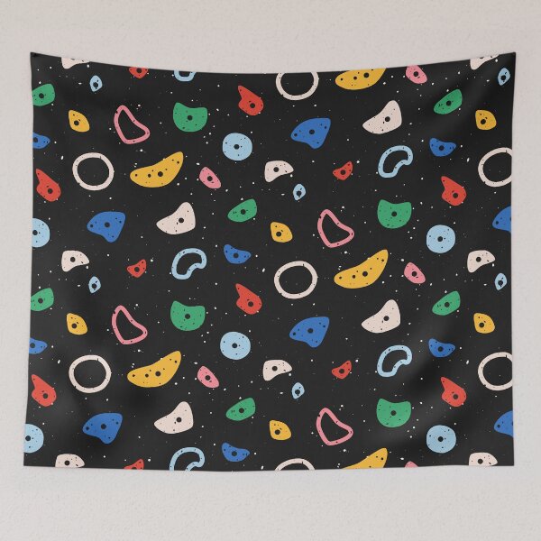 Item preview, Colorful Climbing Wall Holds with screw holes on Dark designed and sold by klossisch.