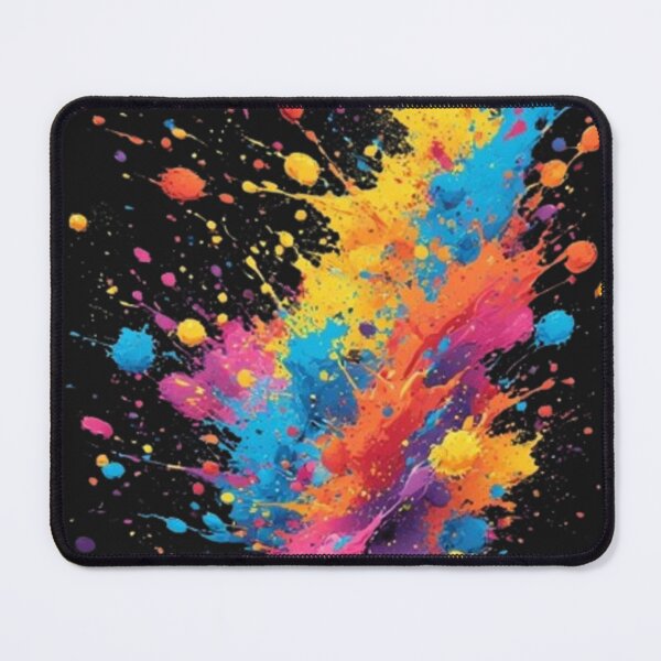 Item preview, Dynamic Abstract Paint Fragments | Bold Primary & Soft Pastel Contrast Art designed and sold by Ditstyle.