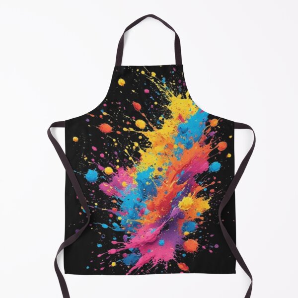 Item preview, Dynamic Abstract Paint Fragments | Bold Primary & Soft Pastel Contrast Art designed and sold by Ditstyle.