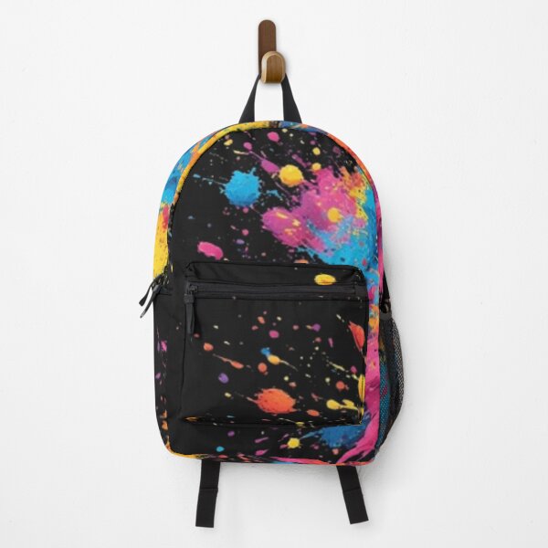 Item preview, Dynamic Abstract Paint Fragments | Bold Primary & Soft Pastel Contrast Art designed and sold by Ditstyle.