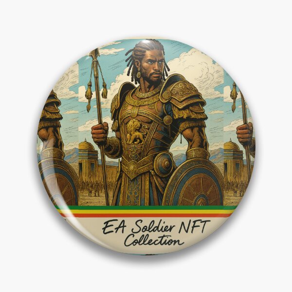 Item preview, Ethiopian Ancient Warrior, EA Soldier NFT Collection, Legendary Warriors Series designed and sold by EASNFTCOL.