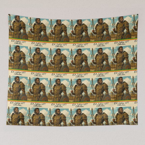 Item preview, Ethiopian Ancient Warrior, EA Soldier NFT Collection, Legendary Warriors Series designed and sold by EASNFTCOL.