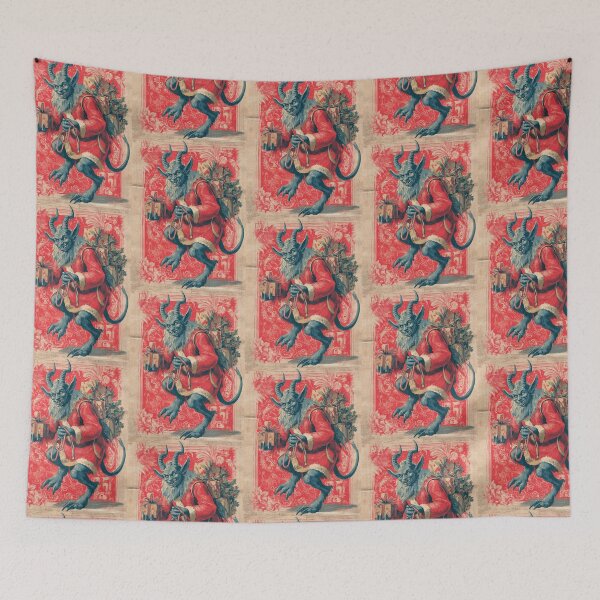 Item preview, Vintage Krampus Card designed and sold by MendaciousMina.