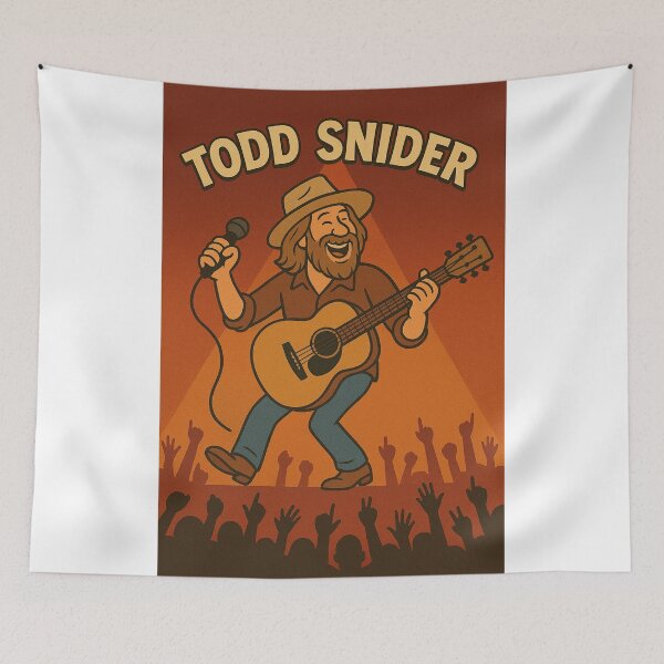 Item preview, Todd Snider Live On Stage | Cartoon Concert Performance Design designed and sold by LatestDesign95.