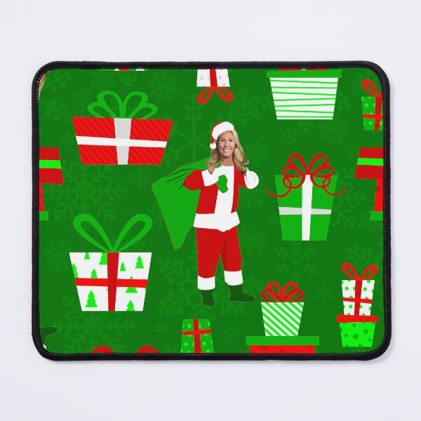 Item preview, ugly christmas Marjorie Taylor Greene santa designed and sold by Gossip Rag.