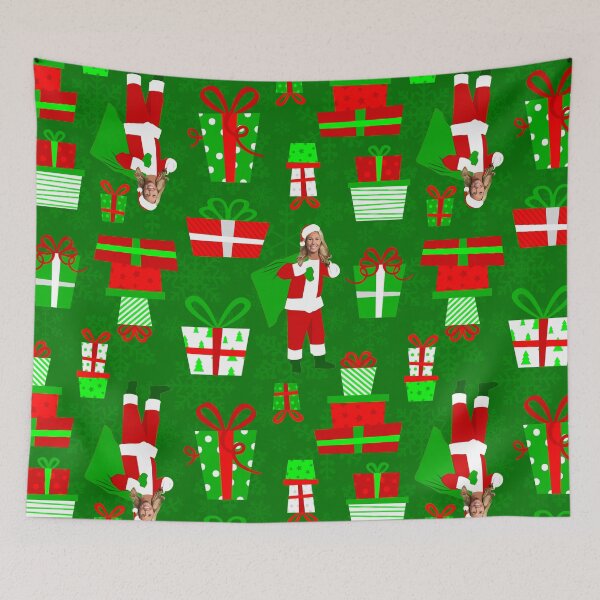 Item preview, ugly christmas Marjorie Taylor Greene santa designed and sold by Gossip Rag.
