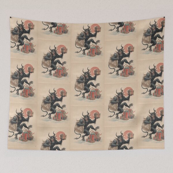 Item preview, Vintage Krampus Card designed and sold by MendaciousMina.