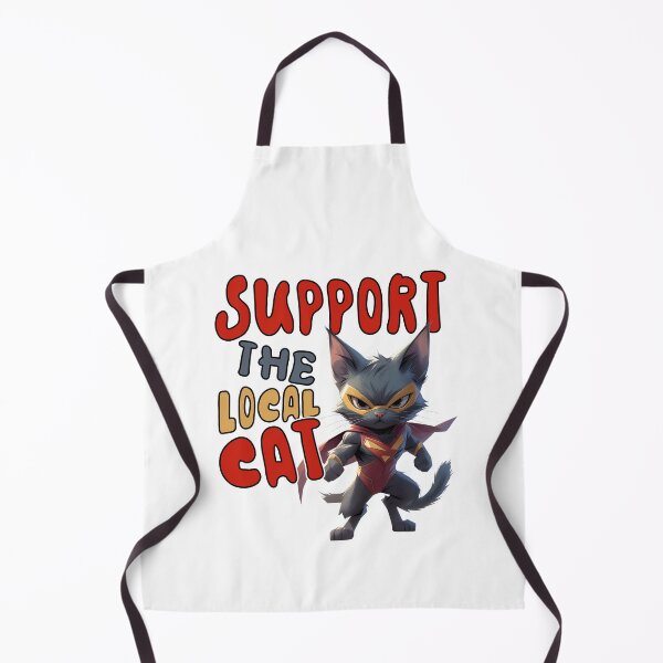 Item preview, Support The Local Cat | Superhero Cat T-Shirt designed and sold by Mr Lee.