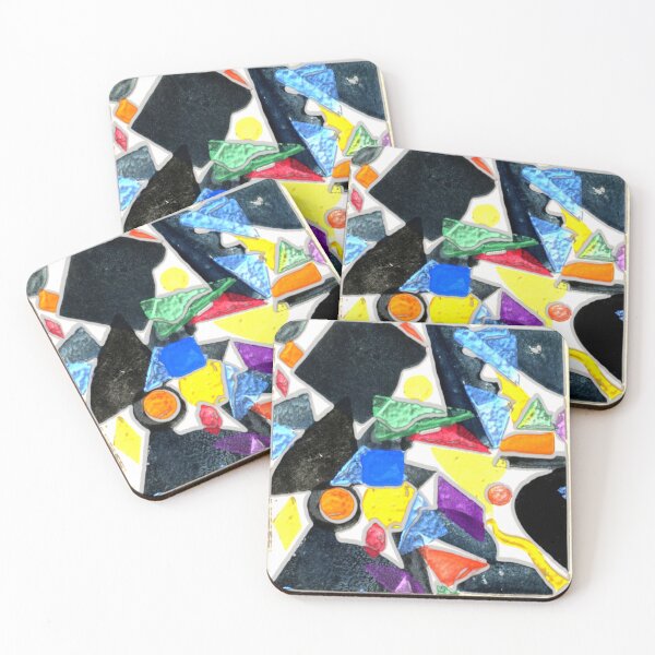 Item preview, abstract 5 hsl alpha colorful geometric design designed and sold by SmashingDeals.