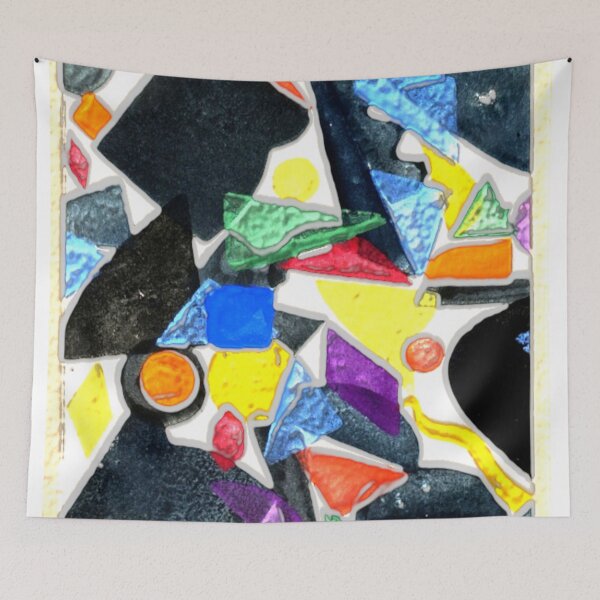 Item preview, abstract 5 hsl alpha colorful geometric design designed and sold by SmashingDeals.