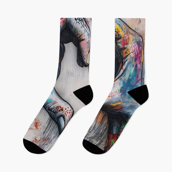 Item preview, Graffiti Heart Hands Street Art Design designed and sold by Kruti Collection.