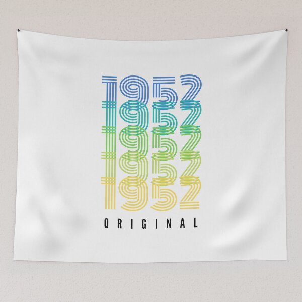 Artikelvorschau, Original von 1952 – Geburtstagsgeschenk für alle, die 1952 geboren wurden – Klassische limitierte Auflage von 1952 entworfen und verkauft von DesignByLeo.