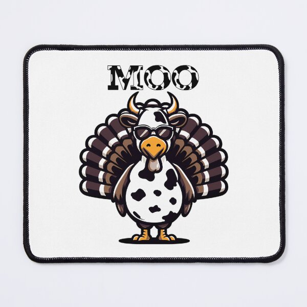 Item preview, Turkey Moo Thanksgiving Cow 90s Funny Holiday Festive Day designed and sold by rebeccathanuos.