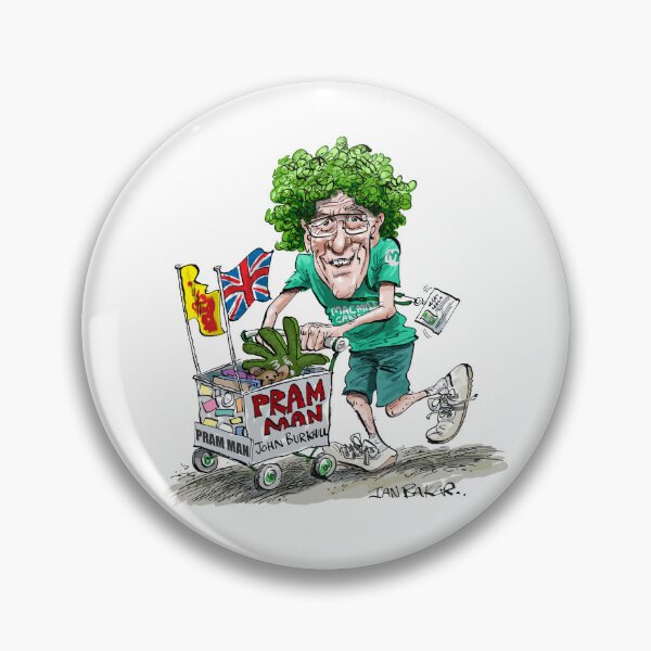 Item preview, John Burkhill Sheffield Pram Man! designed and sold by IanBakerToons.