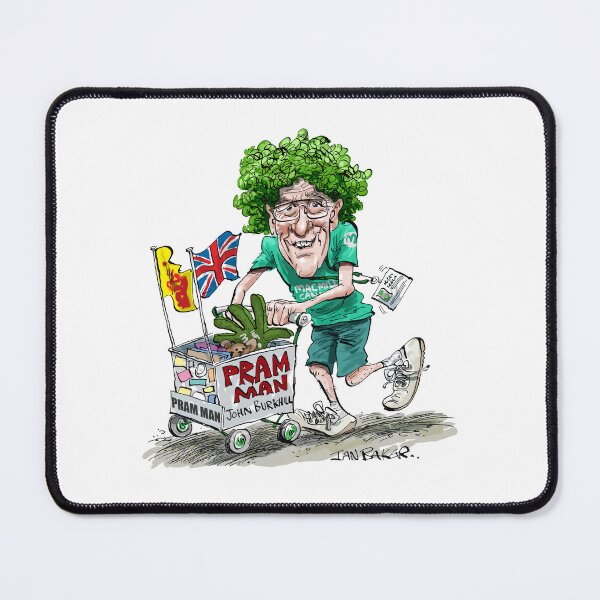 Item preview, John Burkhill Sheffield Pram Man! designed and sold by IanBakerToons.