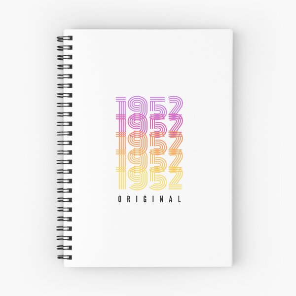 Aperçu de l'œuvre Édition originale de 1952 – Cadeau d'anniversaire pour les personnes nées en 1952 – Édition limitée classique de 1952 créée et vendue par DesignByLeo.