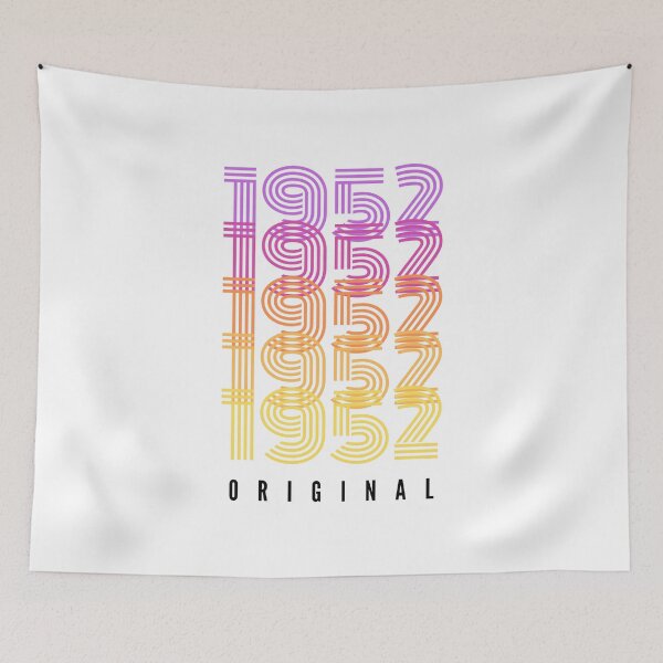Artikelvorschau, Original von 1952 – Geburtstagsgeschenk für alle, die 1952 geboren wurden – Klassische limitierte Auflage von 1952 entworfen und verkauft von DesignByLeo.