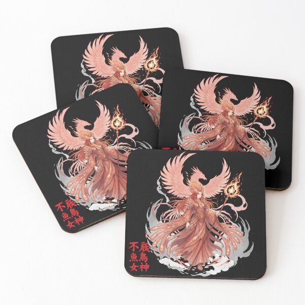Item preview, Immortal Phoenix Goddess – Couples Mythic Warrior Art (Female Design) designed and sold by Ahmed-G-Designs.