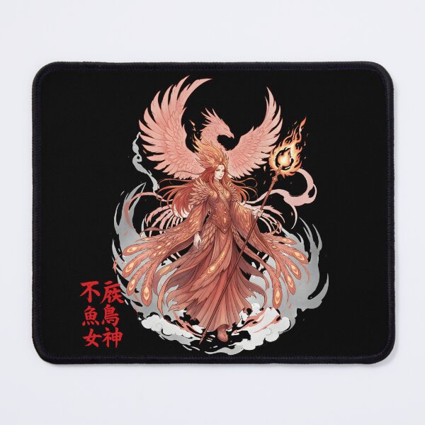 Item preview, Immortal Phoenix Goddess – Couples Mythic Warrior Art (Female Design) designed and sold by Ahmed-G-Designs.