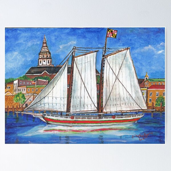 Item preview, Sailing Annapolis designed and sold by DarkRubyMoon.