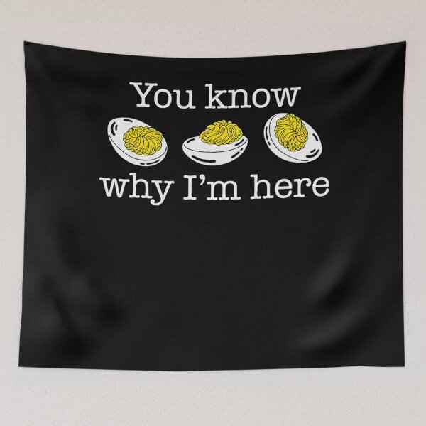 Item preview, Lovers Know Funny I'm Holiday Egg Here You Gift Dinner Egg Why Deviled And Thanksgiving Fans Humor Deviled For Retro designed and sold by PAMELANUNZIO.