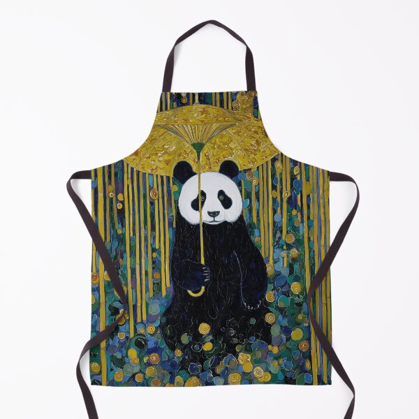 Item preview, Panda with a Yellow Umbrella designed and sold by lautir.