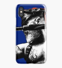 Blue and orange iPhone Case