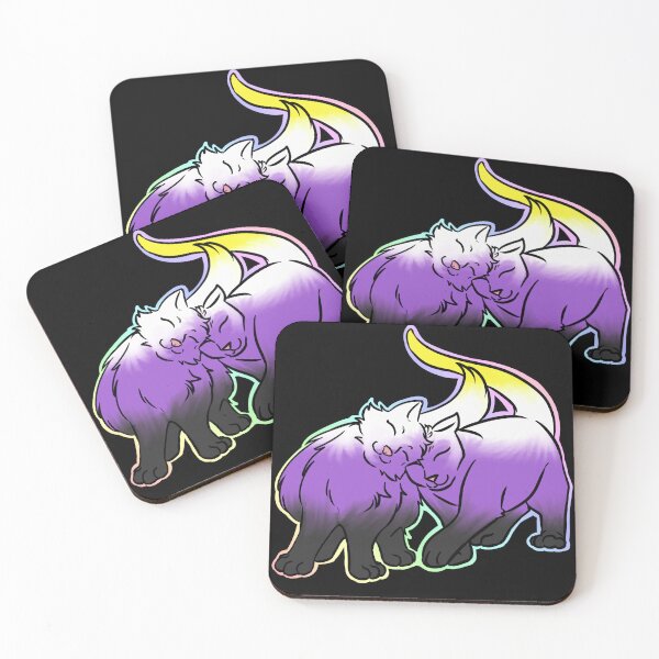 Item preview, Kitty Love - Nonbinary Pride designed and sold by AstralRavens.