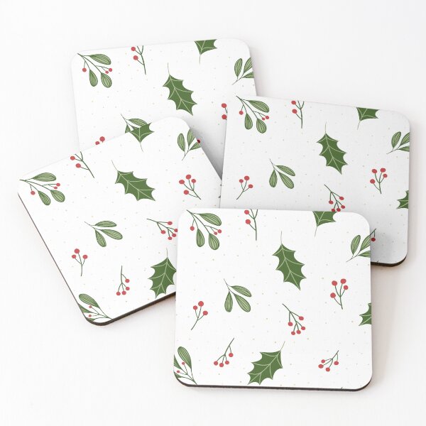 Item preview,  Cherry Pattern with Green Leaves – Seamless Fruit & Botanical Design designed and sold by omnia designs.