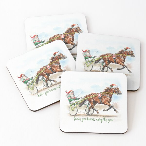 Item preview, Santa Harness Racing Adventure designed and sold by S Schwartz Studio.