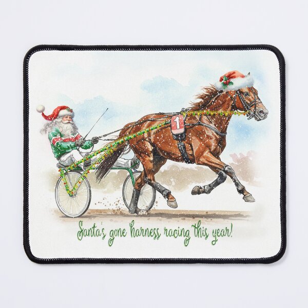 Item preview, Santa Harness Racing Adventure designed and sold by S Schwartz Studio.