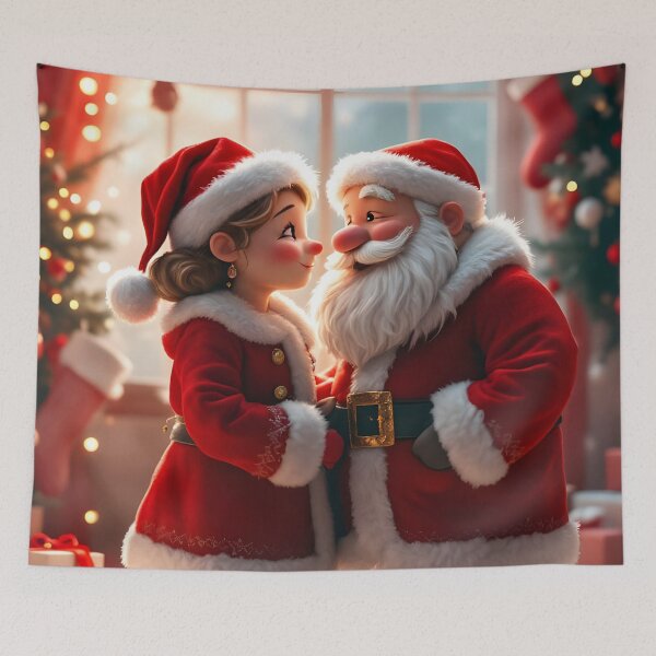 Item preview, Santa Claus and Mrs. Claus celebrate X-Mas designed and sold by MarionsArt.