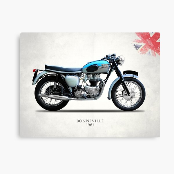 Bonneville T120 1961 Leinwanddruck