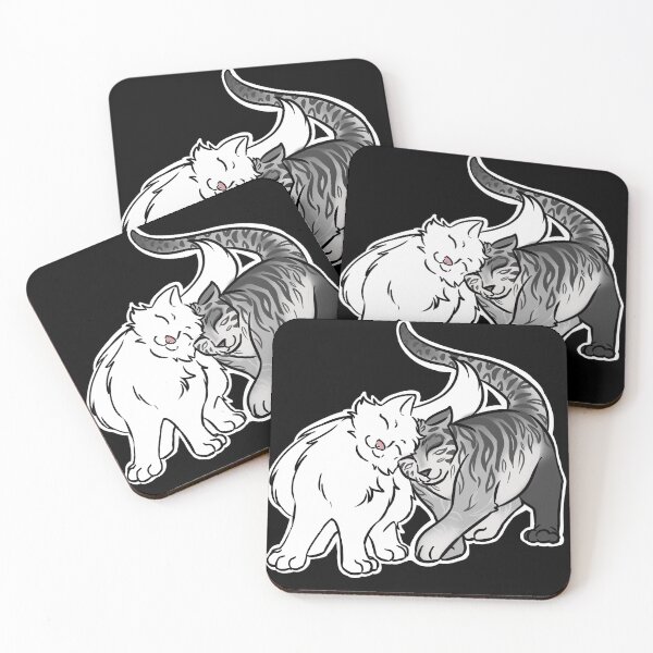 Item preview, Kitty Love - White & Silver Stripe designed and sold by AstralRavens.