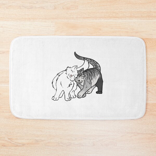 Item preview, Kitty Love - White & Silver Stripe designed and sold by AstralRavens.