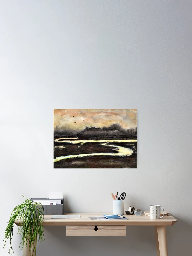 Aperçu 2 sur 3. Poster avec l'œuvre Back Bay créée et vendue par Randy Sprout Fine Art.